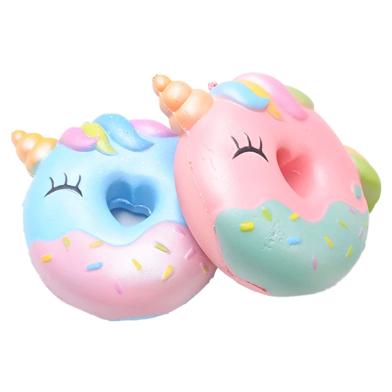 jumbo Cute Fruit Smiley Donut Squeeze Soft Squishy Slow Rising Simulation Sweet Scented Stress Relief for 5