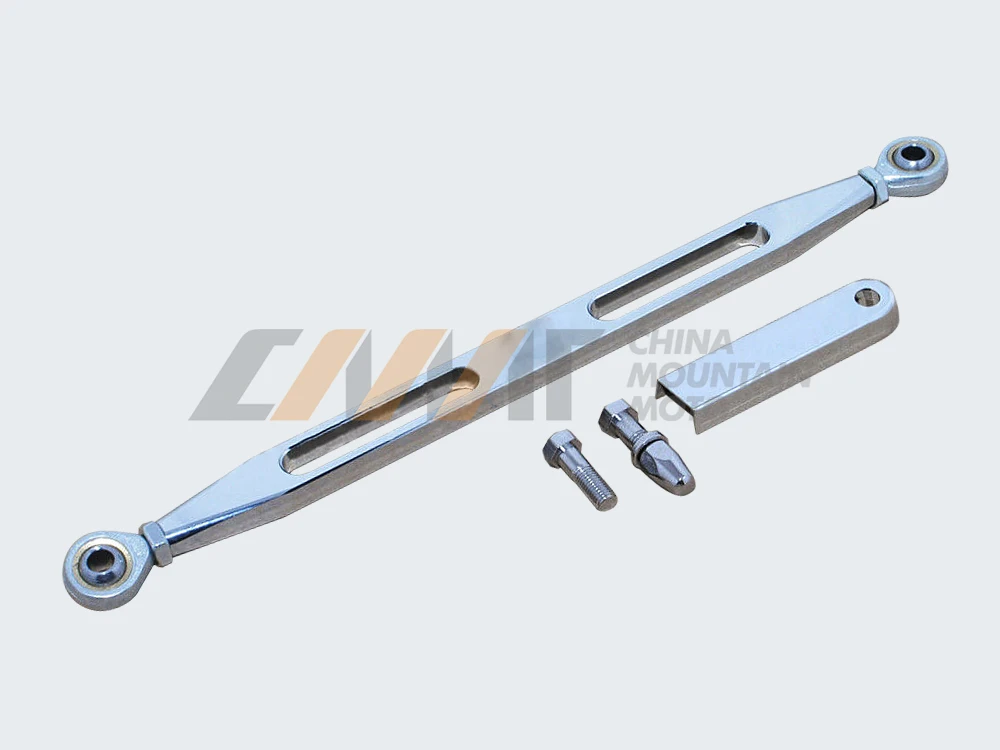 

Blcak / Chrome Cut Gear Shift Shifter Linkage case for Harley Softail Dyna Road Glide