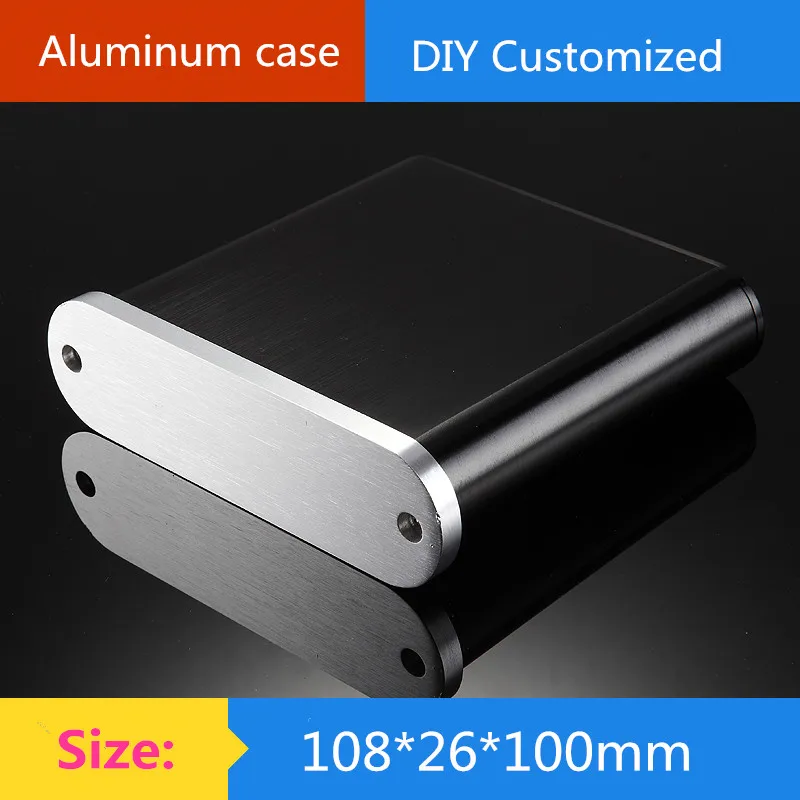 

aluminum amplifier chassis Instrumentation case preamplifier chassis/AMP Enclosure /case/DIY box (108*26*100 mm)