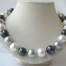 1" 16 мм многоцветный Южно-морской корпус жемчужное ожерелье