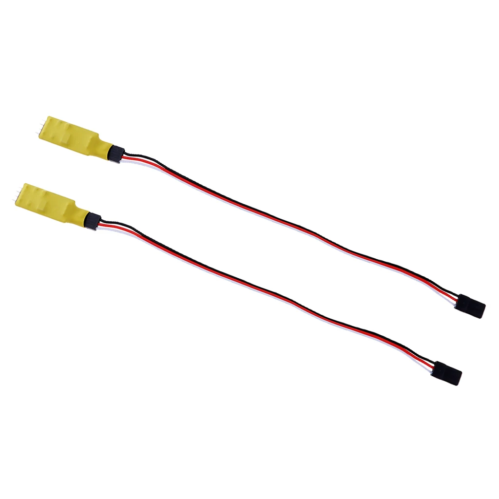 2pcs Two Channels LED Lamp Light Control Switch for Traxxas TRX4  -4 RC Crawler