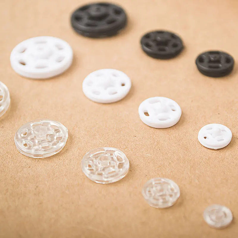 Качественные пластиковые кнопки для пресса, невидимые Швейные аксессуары 12,5 мм