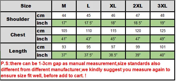 size chart 09