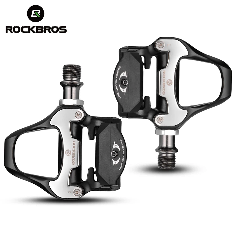 ROCKBROS SPD-SL велосипедные педали для велоспорта MTB шоссейные самофиксирующиеся педали сверхлегкие подшипники из алюминиевого сплава бутсы Аксессуары для велосипеда