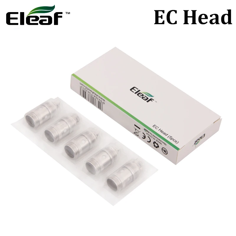 5 шт./лот Eleaf линия голов EC 0.18ohm/0.3ohm/0.5ohm электронная сигарета испаритель для ijust 2/iJust