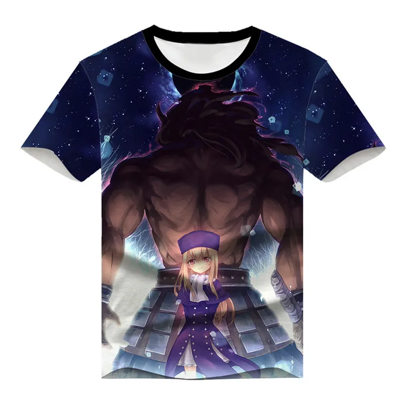 2 Аниме Судьба Grand для FGO Caster Косплей рубашка связанные Повседневная футболка футболки для женщин мужчин футболка - Цвет: 2