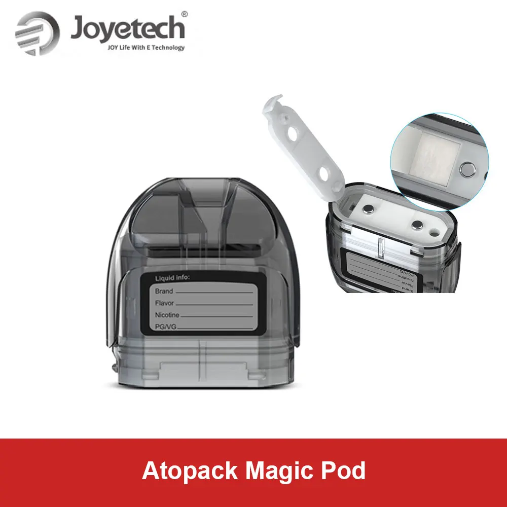 

Joyetech Atopack Magic Cartridge Pod For Atopack Magic Kit Replacement 7ml Capacity NCFilm Heater Electronic Cigarette