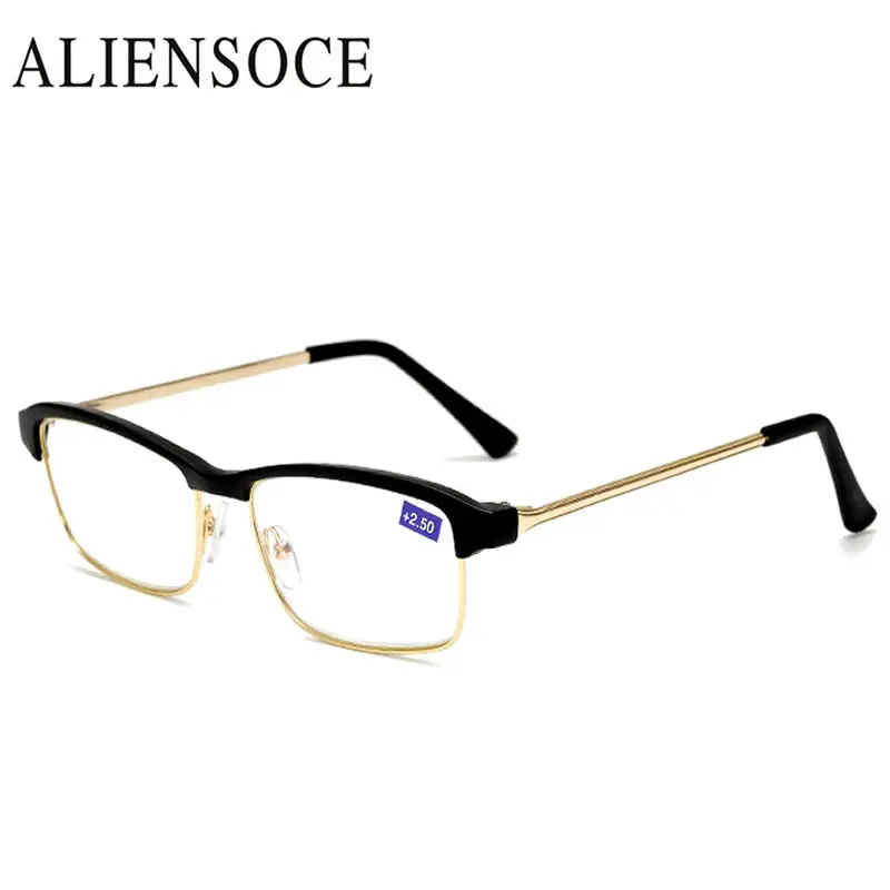 New Brand High end Business Reading Glasses Men Stainless Steel PD62