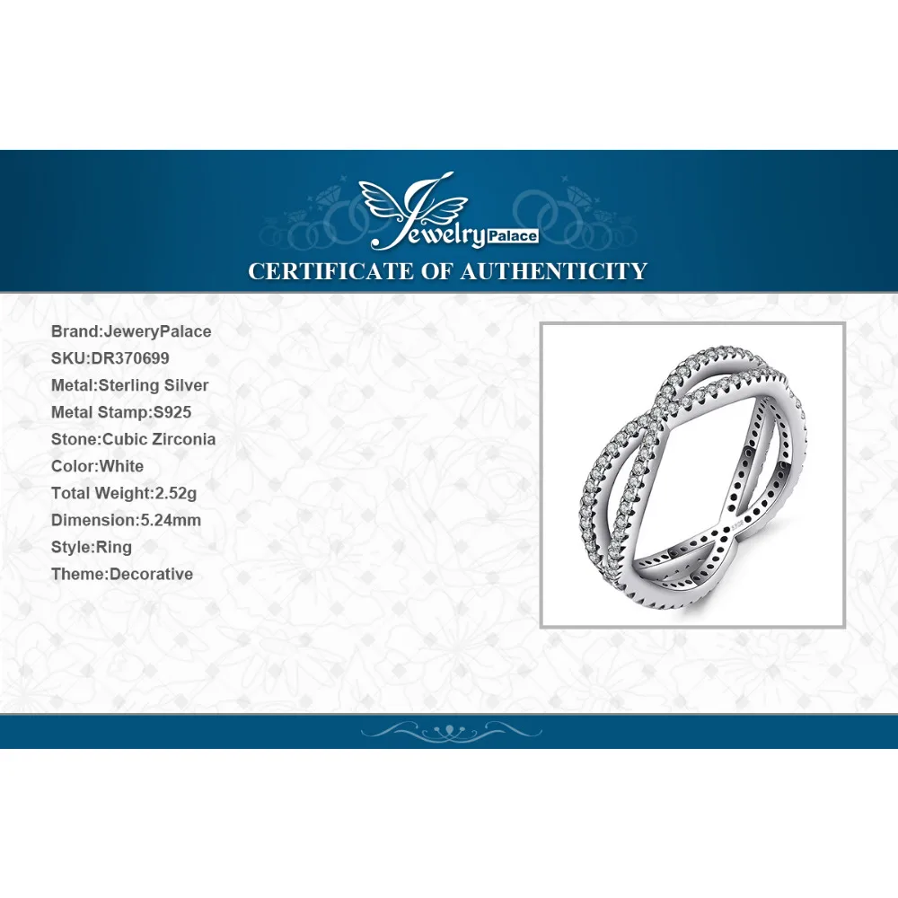 Jewelrypalace стерлингового серебра 925 Cosmic линии заявление кольцо|Кольца| |