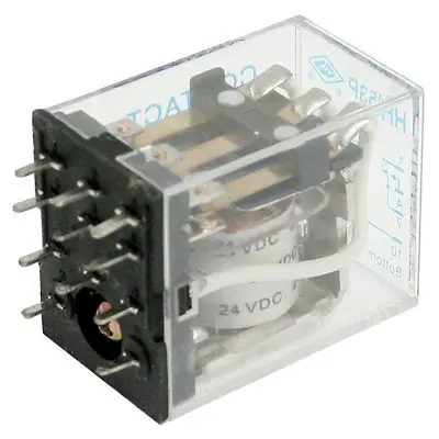 

Силовое реле общего назначения HH53PA 5A DC 24V Coil PCB 11 Pin 3PDT