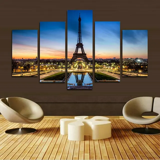 Холст Аватар Париж Эйфелева Башня живопись на холсте стены картину печать (без рамки) главная Украшения Дома Wall Art