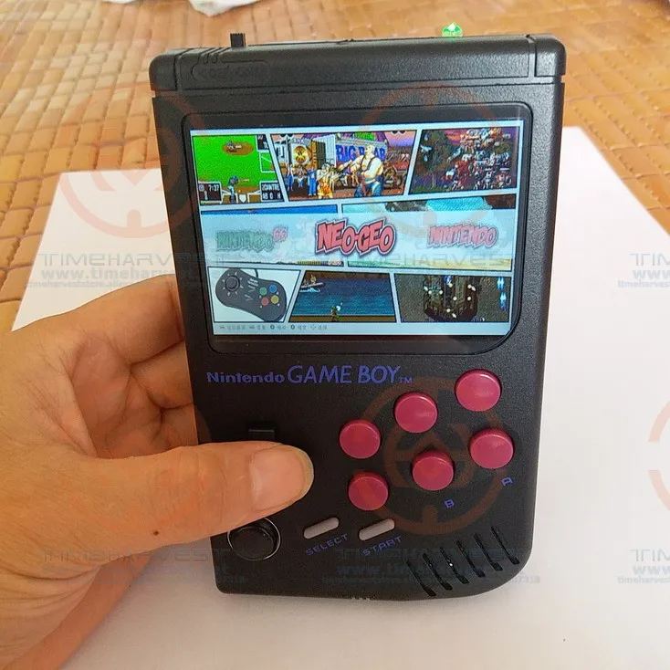 Портативная игровая консоль Raspberry Pi gameboy с LCL Super HD ips lcd и ударным джойстиком требуется заказ и доступен в течение 20 дней