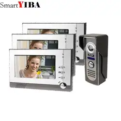 SmartYIBA 3*7 "Цвет ЖК-дисплей проводной 1200TVL ночь Камера Видеомонитор Интерком вилла безопасности Системы