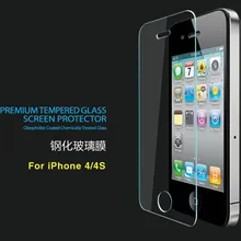 100 шт для Apple iPhone 4 4s 0,3 мм 9 H Взрывозащищенная закаленная Защитная пленка для экрана