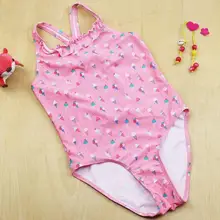 Летний купальник детский купальный Костюмы Обувь для девочек Одна деталь бикини детей спа купальник Обувь для девочек цветочный купальник