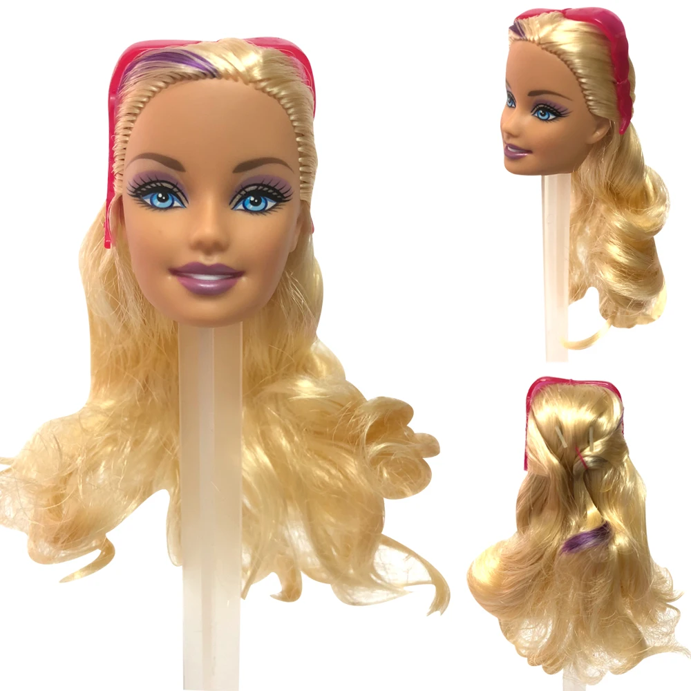 

NK One Pcs Doll Head With One Pcs Fashion Glasses For 1/6 Doll Accessories Best DIY Gift For Girls' Doll 01B 5X