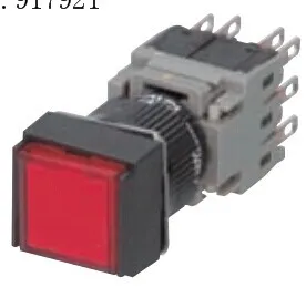 

[ZOB] AH164-SF reset the import of Japanese Fuji fuji illuminated pushbutton switch AH165-SF square flat head waterproof --10pcs