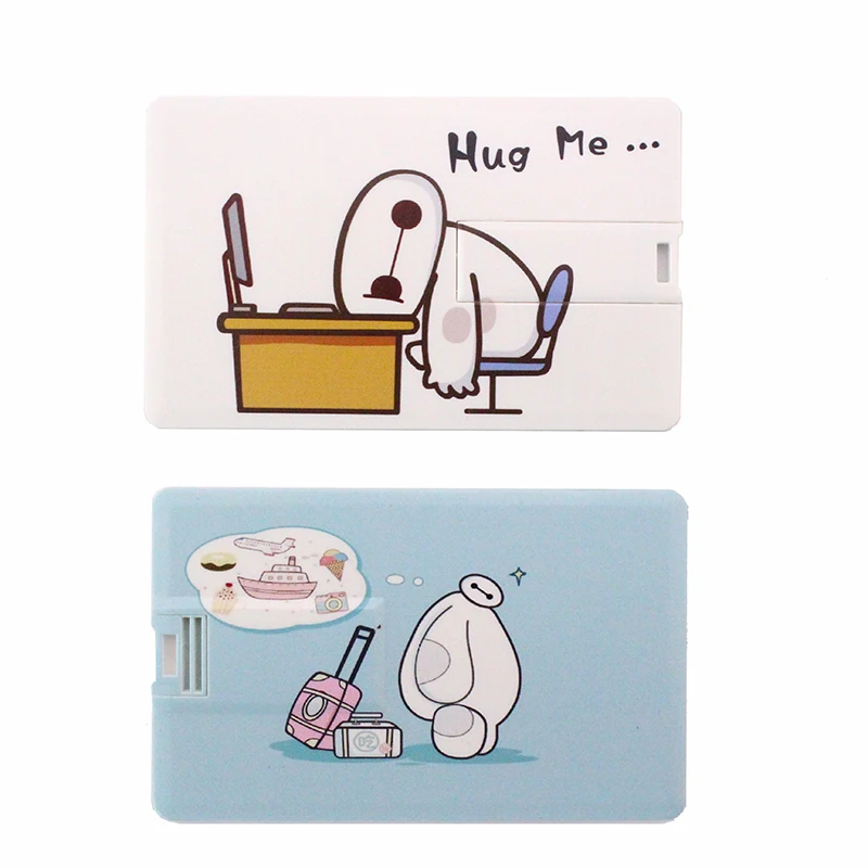 

Credit Card USB Flash Drive Baymax/Doraemon/Minions/Totoro/Donald Card Usb Pen Drive Pendrive