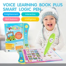 Multi-function Electronic English Reading learning book with smart logic pen parent-child interaction Educational toys for kids