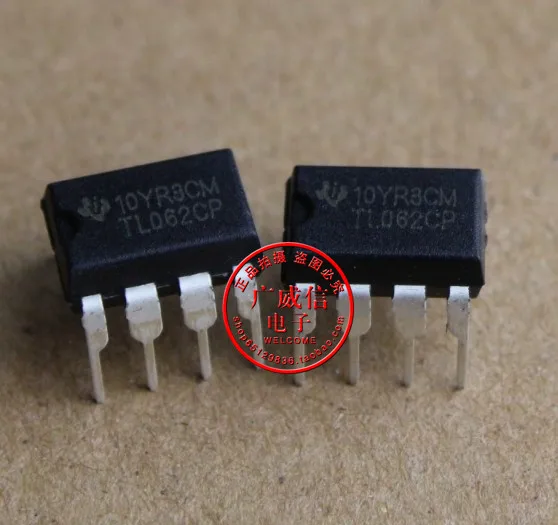 50PCS New TL062CP DIP 8 DIP JFET Low Power Operational Amplifier