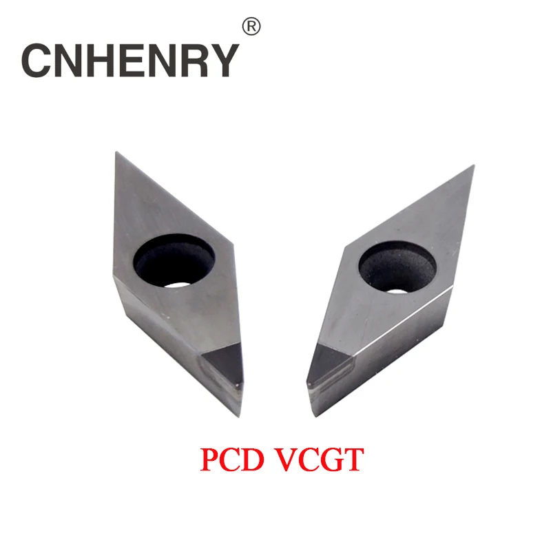 2 шт. Токарные пластины PCD VCGT110301/02/04/08 алмазные вставки с ЧПУ карбидные