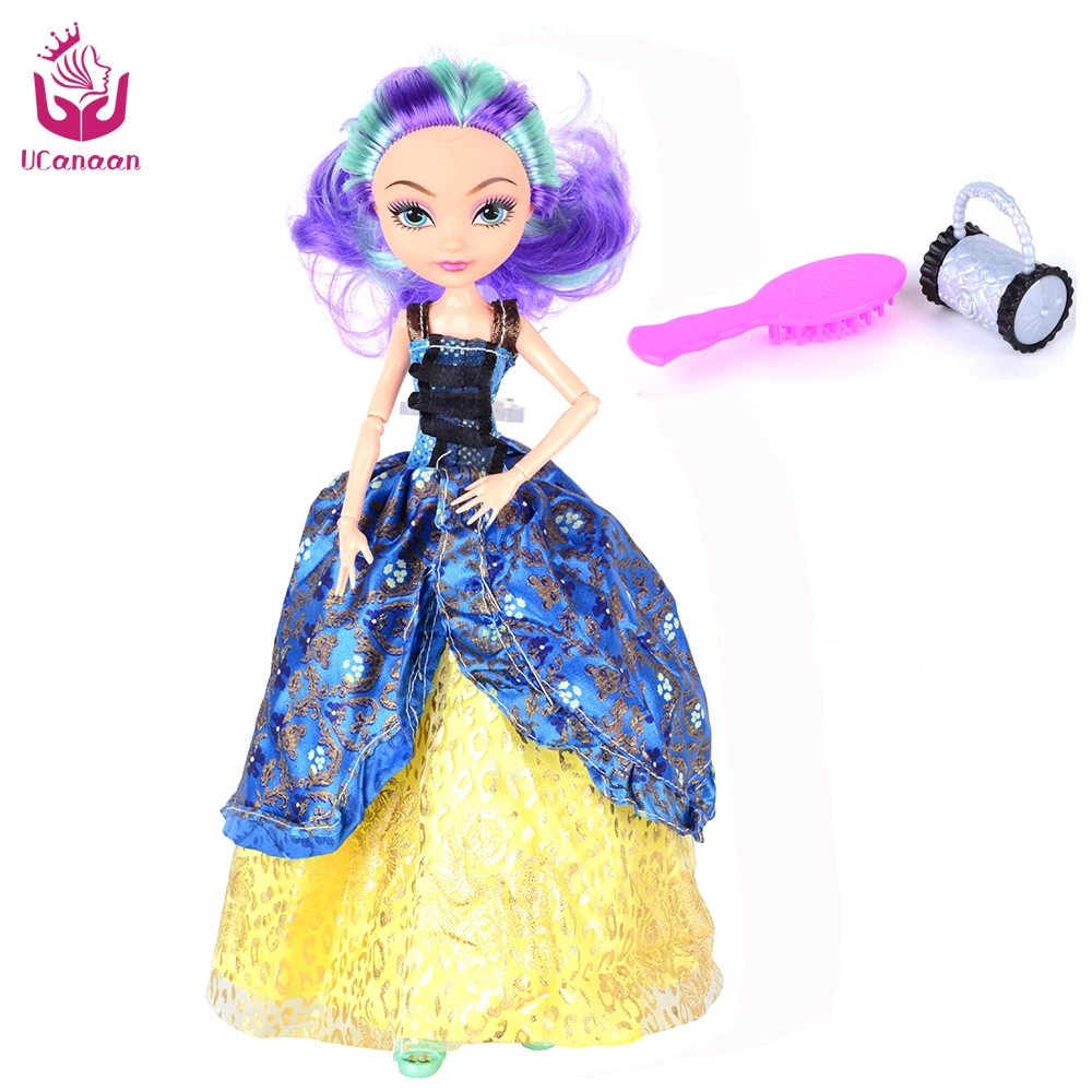 UCanaan 3 Dolls / Lot Ever After Doll  High Toys Apple White Madeline Hatter Raven Quee Joint Moveable 11 joints birthday gift