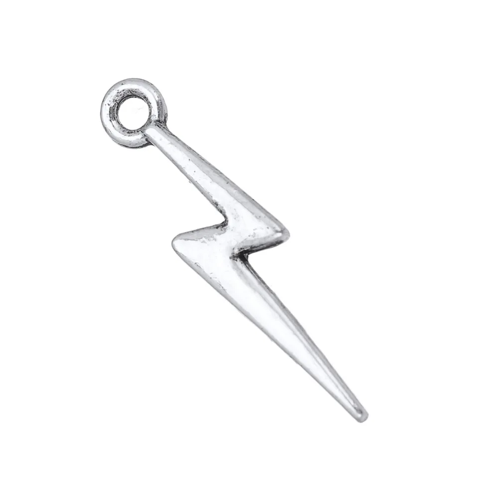 my-shape-30pcs-lot-Mental-weather-Symbol-lightning-Bolt-Mfi-bracelets-charm-For-Jewelry-Making-Diy (3)