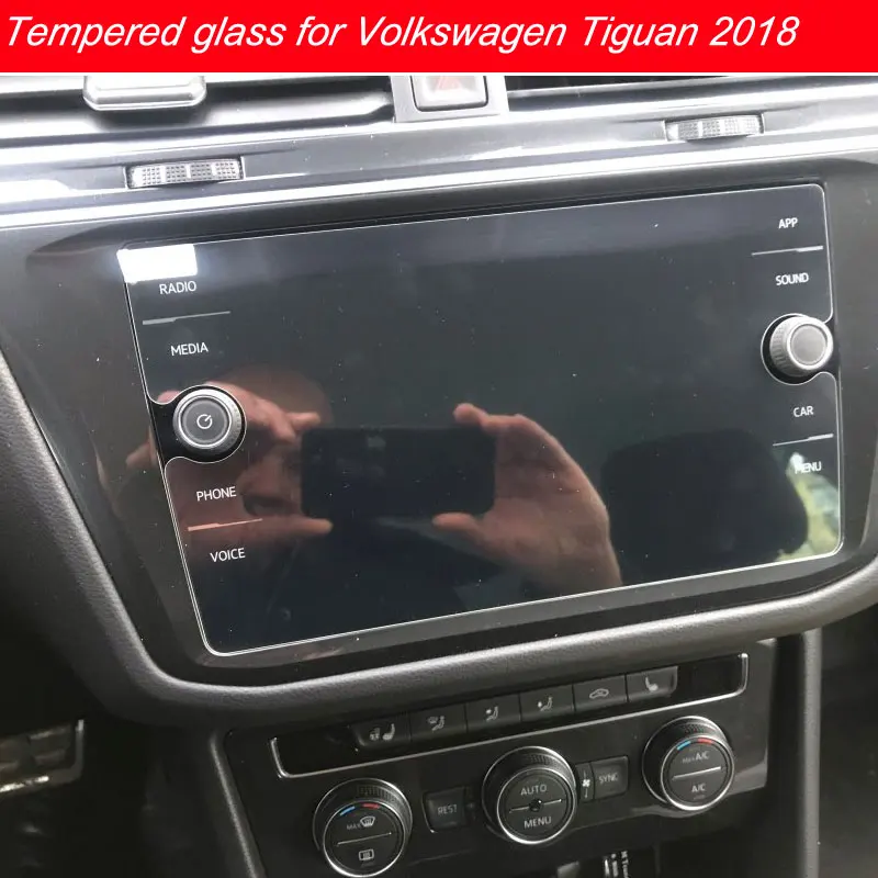 

8 Inch tempered glass film For Volkswagen Tiguan Screen Protector Car GPS Navigation LCD Tempered Film