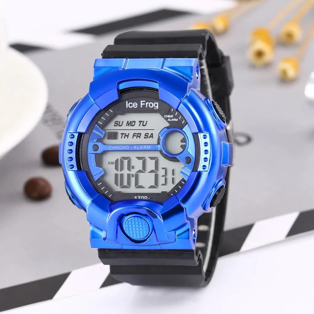 Multi Function 10M Waterproof Watch Digital Double Action Watch