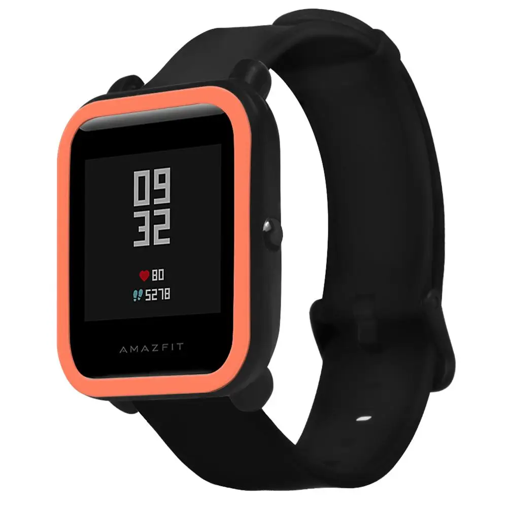 Мягкий ТПУ защитный силиконовый чехол для Huami Amazfit Bip Молодежные Часы SmartWatch Watachband Спортивные товары аксессуары - Цвет: C