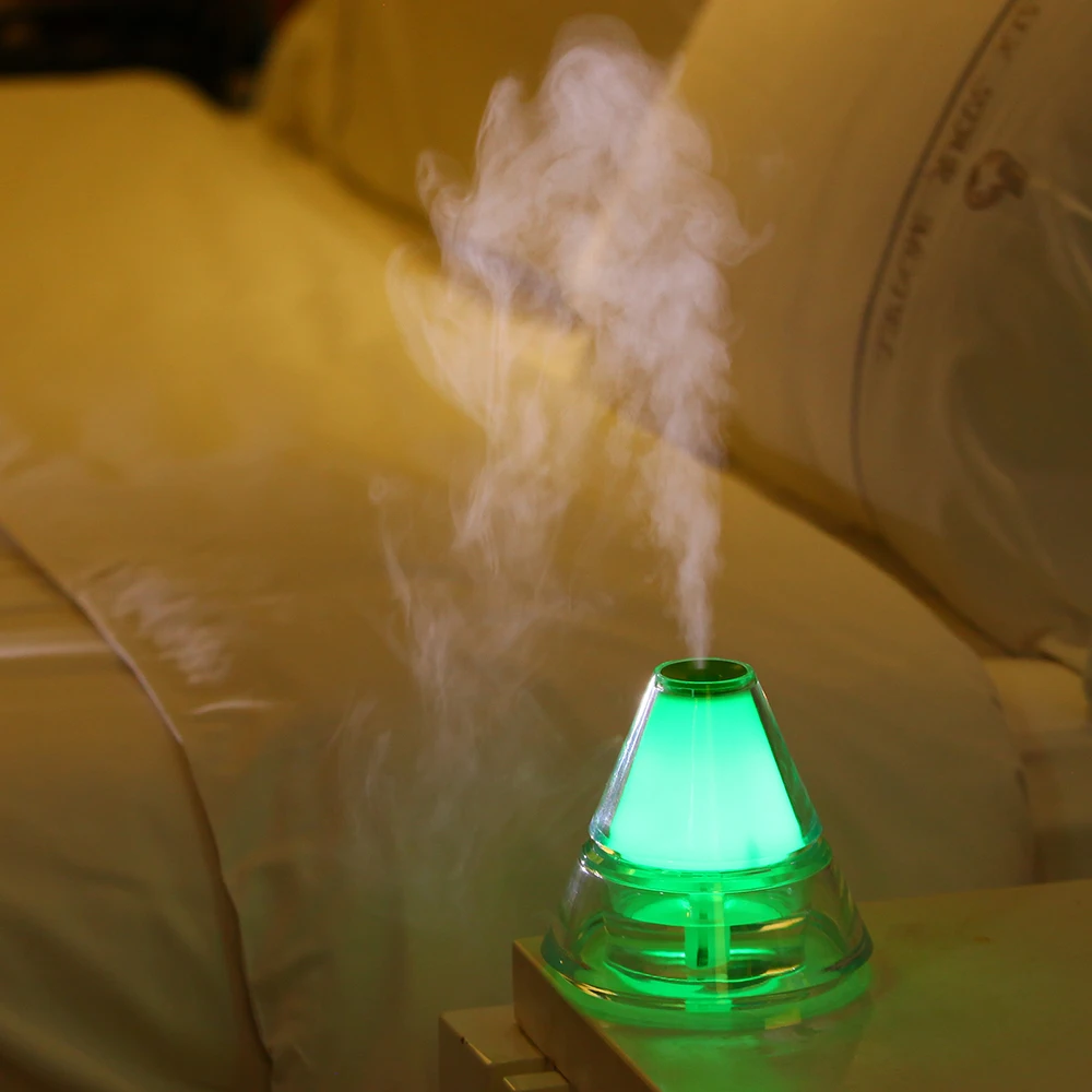 

EASEHOLD Clearance Ultrasonic Humidifier Aromatherapy Diffuser Color LED Lights essential diffuser Waterless Auto Shut-off