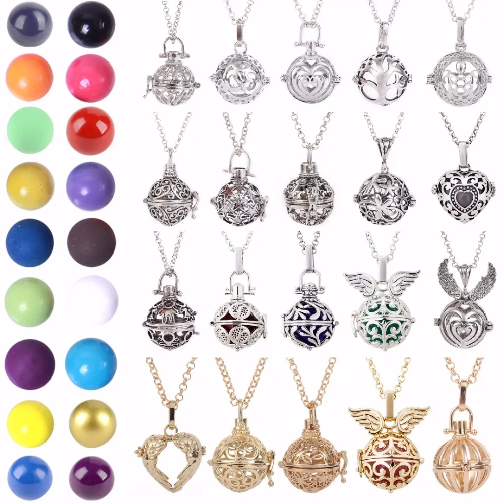 Mexico Balls Lockets Pendant Necklace 