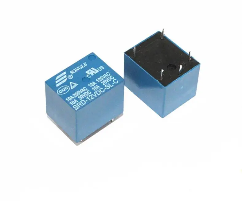 

10pcs/lot SRD-12VDC-SL-C 10A 250V T73 3V / 5V/ 6V / 9V / 24V