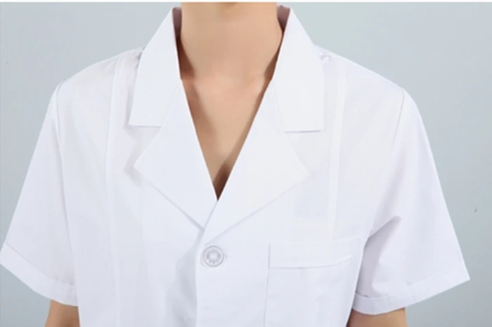 Новое поступление халат медсестры длинный/короткий рукав белый синий розовый пальто доктора костюм аптека салон красоты спецодежда униформа медсестры лабораторное пальто