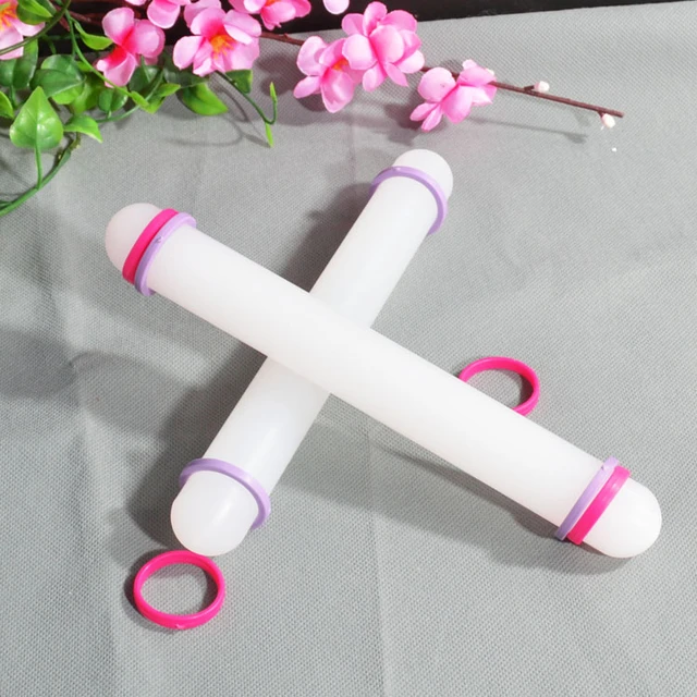 23cm Non-stick Glide Fondant Roller Silicone Rolling Pin Cake Dough Pastry  Baking Dough Roller Cooking Tool - AliExpress