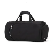 Холст спортивную сумку на одно плечо дорожная сумка Водонепроницаемый Чемодан Для мужчин и Для женщин Йога Вышивка Крестом Пакет цилиндр Вышивка Крестом Пакет Gym bag