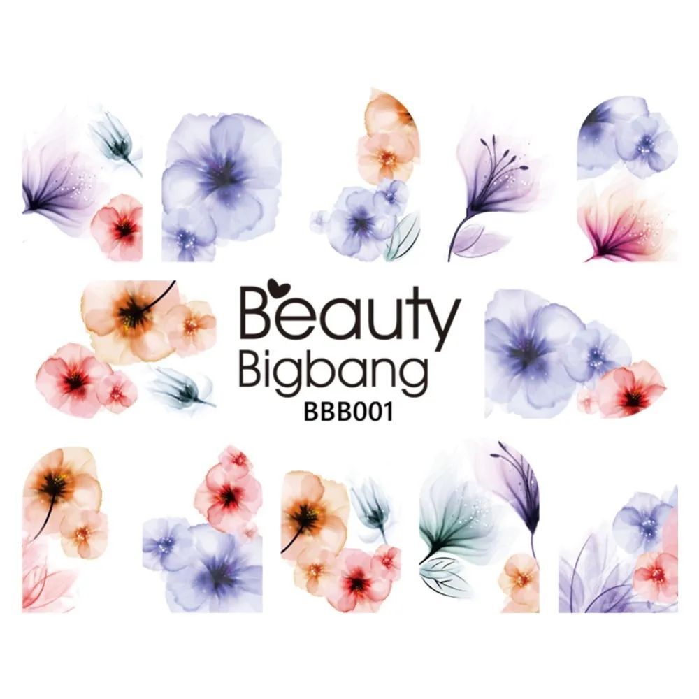 BeautyBigBang наклейки для ногтей с водяными знаками 1 шт. арбузный фруктовый дизайн DIY наклейки для ногтей s Шарм украшения для ногтей BBB005 - Цвет: BBB-001