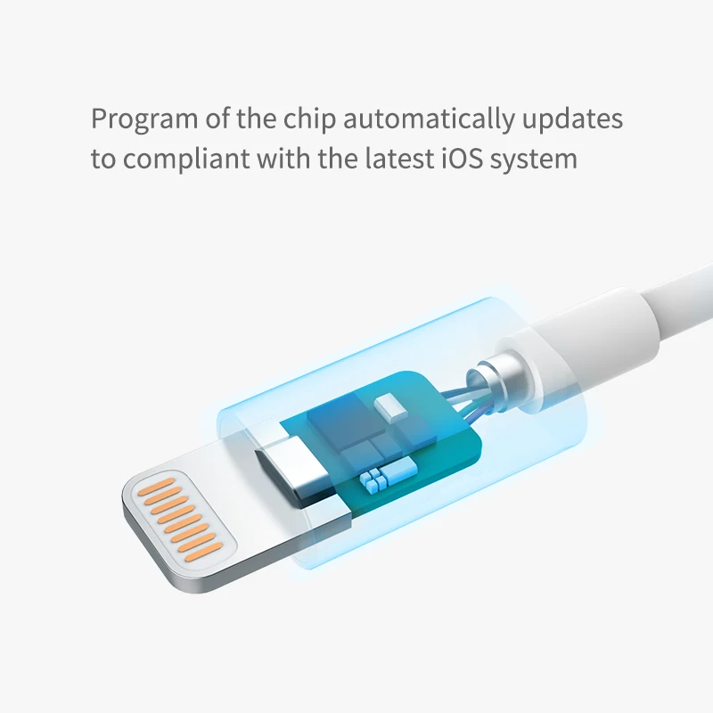 NILLKIN USB كابل الشاحن ل فون Xs ماكس/XS/XR MFI الإضاءة USB كابل بيانات ل فون X 8 7 6 6 8 ثانية وعاء المحمول شاحن USB للهاتف