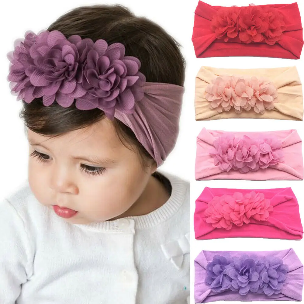 

Cute Baby Girl Toddler Lace Flower Hair Band Headwear Kids Headband Accessories