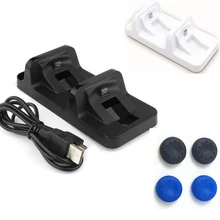 PS4 PS 4 USB Port Dual Charging Dock Station Stand Holder Support Charger For Sony Playsation Slim Pro Controller