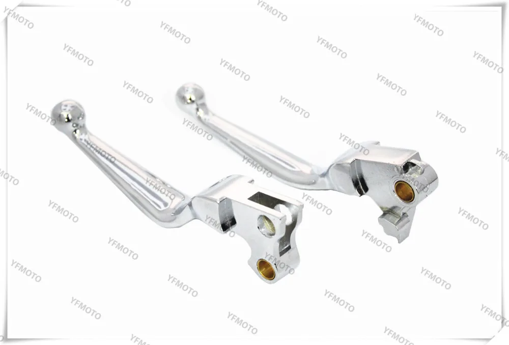 Chrome Master Cylinder Brake Clutch Levers For Harley Softail Slim(FLS