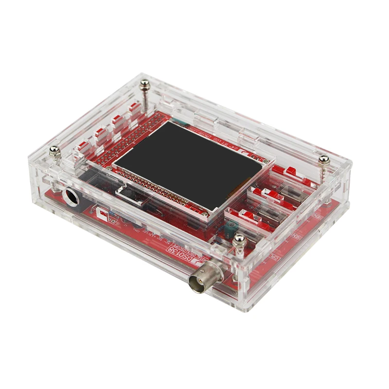 Clear Acrylic case cover box shell per dso138 2.4" TFT digital Oscilloscope DIY 