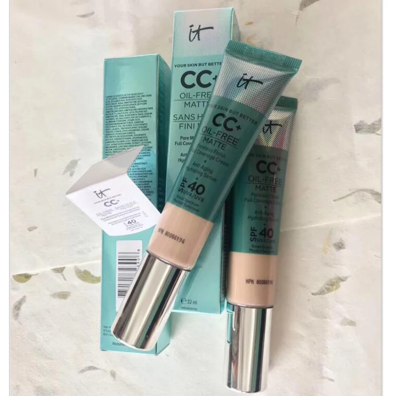 

IT Cosmetics Your Skin But Better CC+ oil free matte sans huile fini mat pore minimizing full coverage cream ePacket Drop Ship