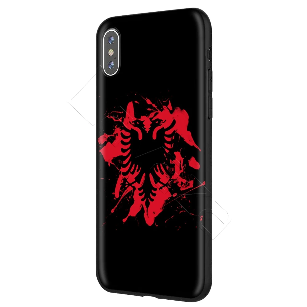 Чехол Lavaza в ретро-стиле «Аль-Флаг Албании» с изображением Орла для iPhone 11 Pro XS Max XR X 8 7 6 6S Plus 5 5S se - Цвет: 5