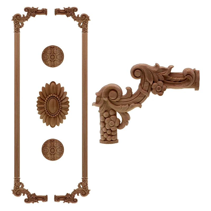 Us 4 06 23 Off Vzlx Natural Wood Liques Flower Carving Decals Decorative Wooden Mouldings For Cabinet Door Furniture Decor Figurines In Us 4 06 23 Off Vzlx Natural Wood Liques Flower Carving Decals Decorative Wooden Mouldings For Cabinet Door Furniture Decor Figurines In