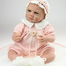 Горячая новинка 55 см розовый Силиконовый reborn baby doll для продажи, девушки brinquedos домашние детские игрушки Reborn куклы-принцессы игрушки как настоящие