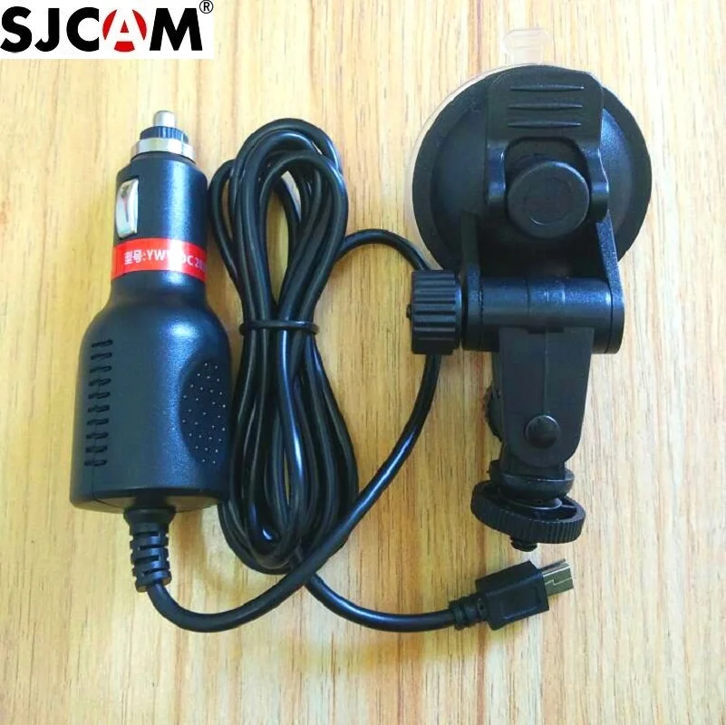 

New SJCAM Original Car Charger Mount Suction Cup Bracket for SJ6 Legend SJ7 Star sj360 Action Sports Camera Accessories