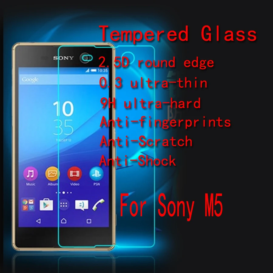 M5 Tempered Glass For Sony Xperia M5 (Sony M5) Super Clear Anti-burst screen Tempered Glass 2.5D edge Without Retail Package M5 Tempered Glass For Sony Xperia M5 (Sony M5) Super Clear Anti-burst screen Tempered Glass 2.5D edge Without Retail Package