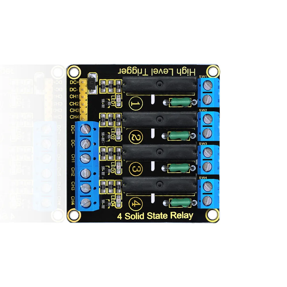Keyestudio четырехканальный твердотельный модуль реле для Arduino