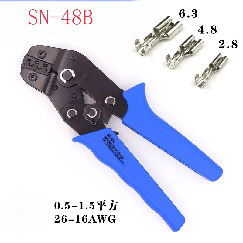 SN 48B MINI EUROP STYLE crimping tool crimping plier 0.5 1.5mm2 multi